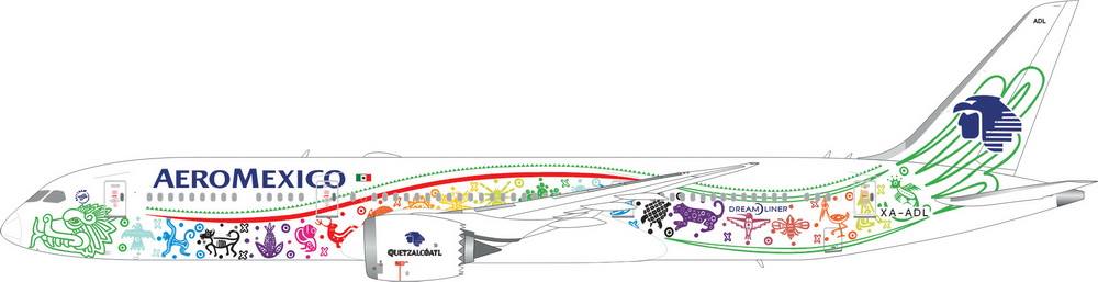 787-9 Aeromexico XA-ADL 1/400 [11318]