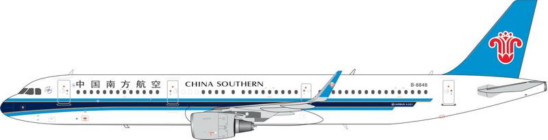 A321SL China Southern Airlines B-8848 1/400 [11352]