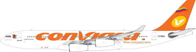 A340-200 コンビアサ YV1004 1/400 [11356]