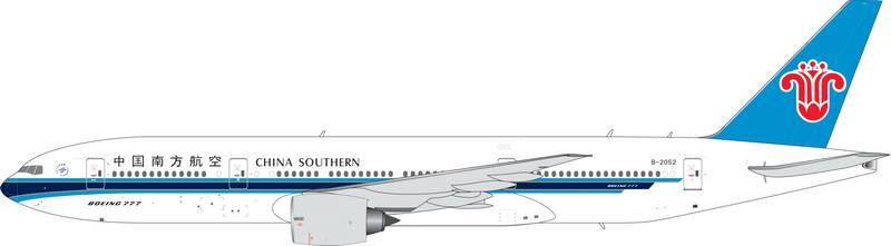 777-200 China Southern Airlines Last Flight B-2052 1/400 [11363]