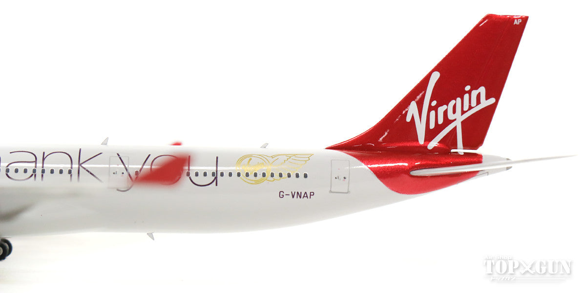 A340-600 ヴァージン・アトランティック航空 特別塗装 「A big thank you」 18年 G-VNAP 1/400 [11452]