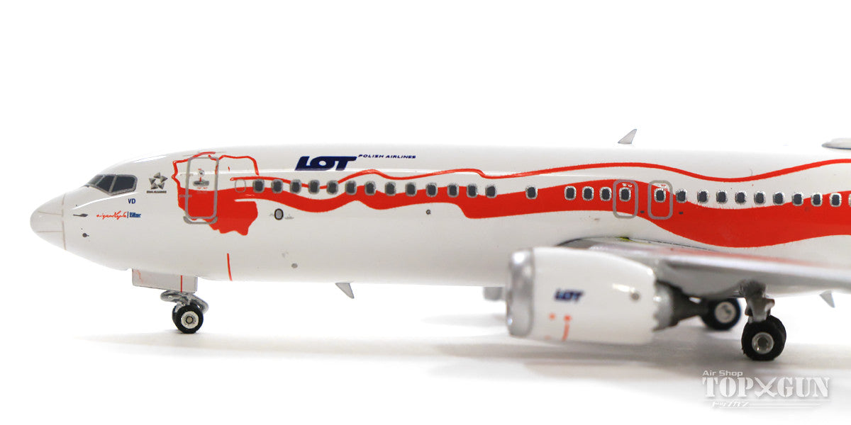 737 MAX8 LOT Polish Airlines Special Paint "100th Anniversary of Independence / Proud of Independence" 2018 SP-LVD 1/400 [11487]