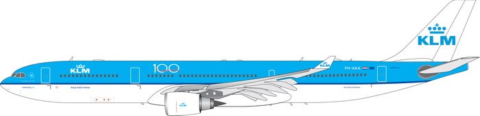 A330-300 KLM Royal Dutch Airlines special paint "100th anniversary of founding" 2019 PH-AKD 1/400 [11584]