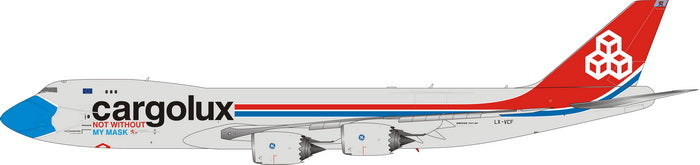 747-8F Cargolux "My mask" LX-VCF 1/400 [11638]