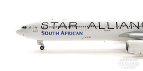 A340-600 南アフリカ航空 特別塗装「スターアライアンス」 2000年代 ZS-SNC 1/400 [11744]