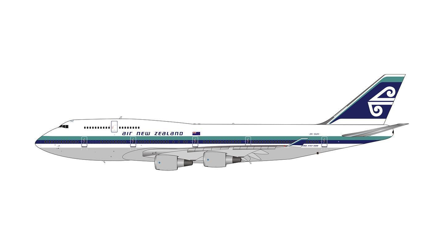 【予約商品】747-400 エア・ニュージーランド 1995年 ZK-SUH 1/400 [11770]