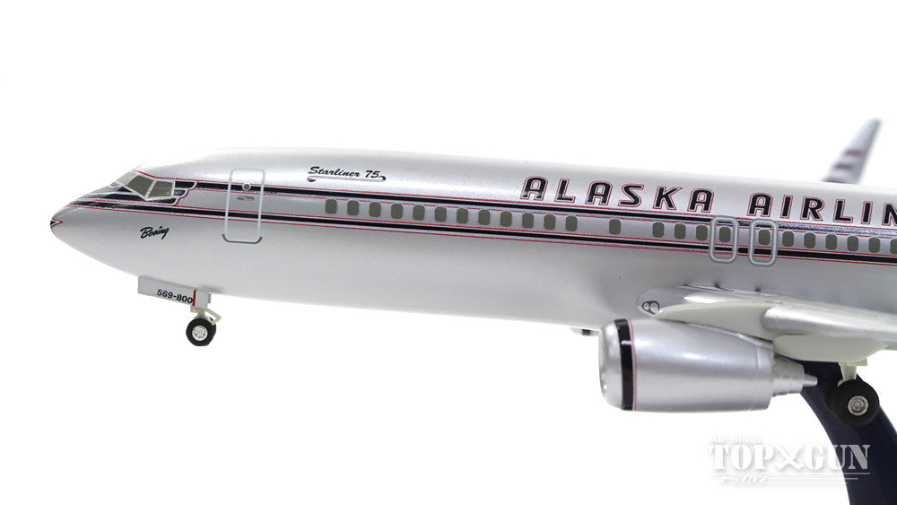 737-800w アラスカ航空 特別塗装 「創業75周年」 07年 N569AS 1/200 ※プラ製 [1806GR]