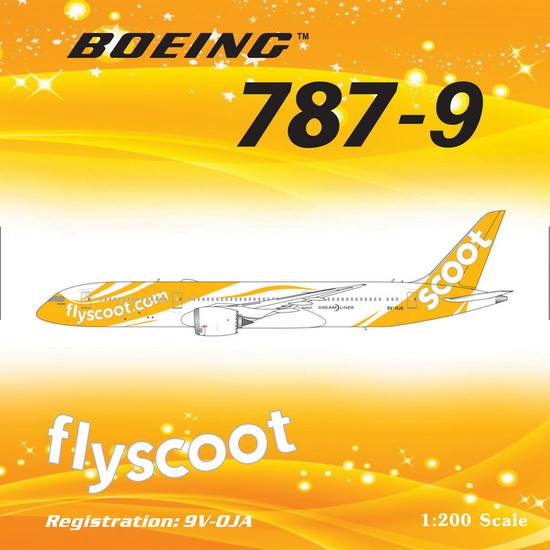 787-9 Scoot Airlines 9V-OJA 1/200 [20107]