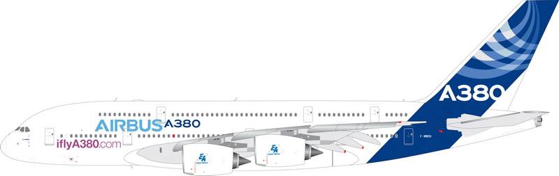 A380 エアバス社 ハウスカラー 「iflyA380.com」 F-WWDD 1/200 ※金属製 [20162B]