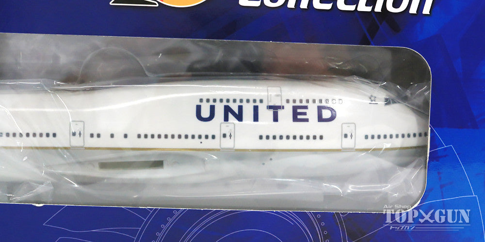 747-400 United Airlines N127UA (gear/stand included) 1/200 *Plastic