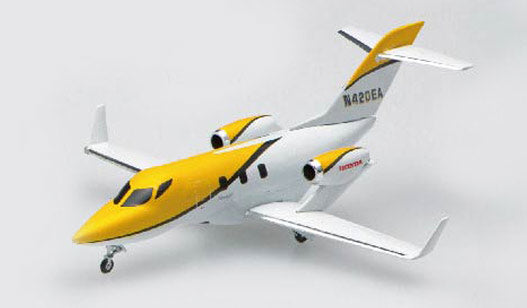 【予約商品】HondaJet 黄色 （スタンド付属） N420EA 1/144 ※金属製 [31005]