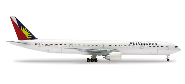 【希少！！】 777-300ER Wings Herpa フィリピン航空 [506816-001] 1/500 RP-C7776 航空機・ヘリコプター