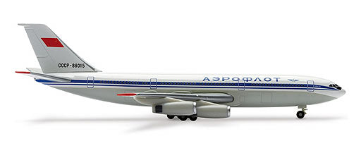 IL-86 Aeroflot Soviet Airlines 1990s CCCP-86015 1/500 *Rubber tires [515399]