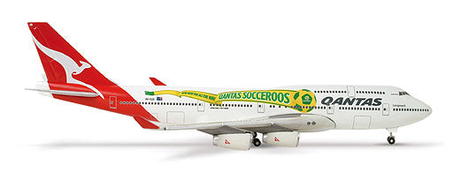 747-400 Qantas World Cup Commemorative Special Paint "Soccer Roses" 2010 VH-OJS 1/500 [515597]