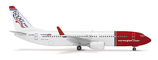 737-800w Norwegian Air Shuttle 737 6000th aircraft special paint LN-NOL 1/500 *Limited [515689]