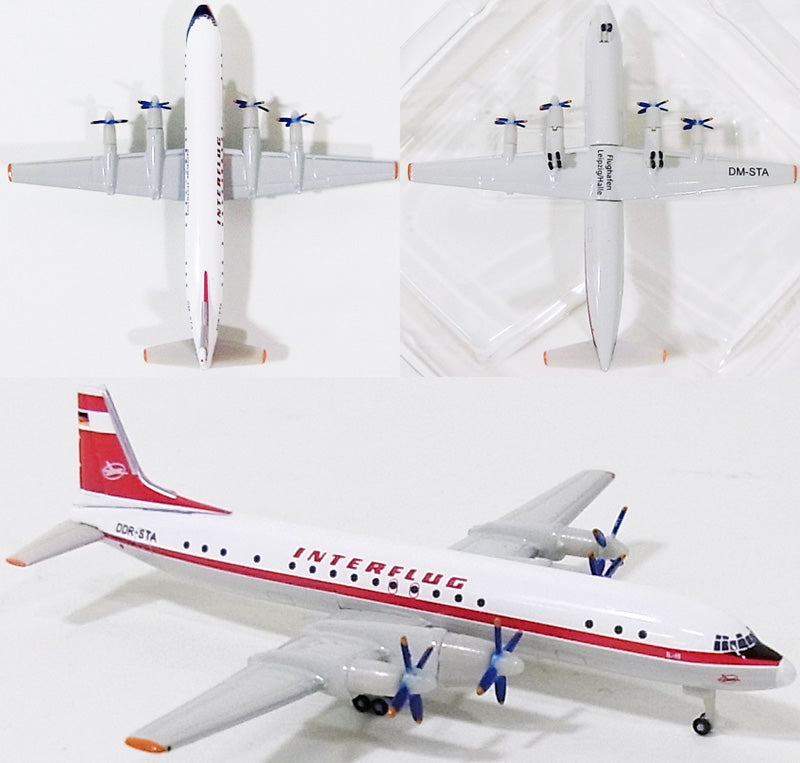 Herpa Wings IL-18D 東ドイツルフトハンザ＆インターフルーク