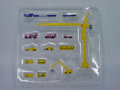 Airport Accessories (No. 13) Construction Vehicles and Cranes 13-piece Set 1/500 [519960]