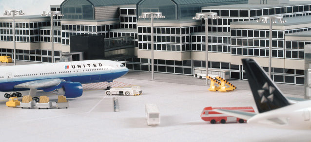 Airport Diorama Building Assembly Set No.1 *Compatible with Airport Mat (520430) 1/500 [520362]