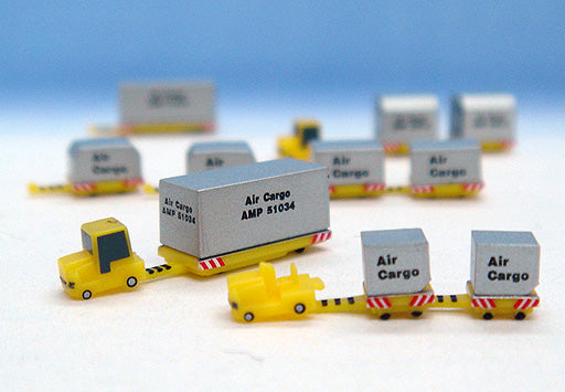 Airport Accessories Container and Towing Vehicle Set 1/500 [520560]