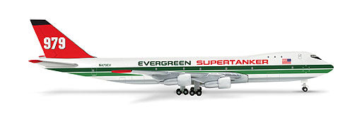 747-100F (cargo type) Evergreen International Airlines (USA) Forest fire aerial firefighting aircraft "Supertanker 979" N479EV 1/500 [520768]