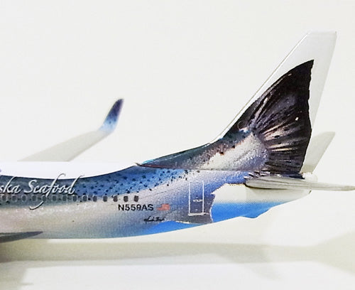 737-800w Alaska Airlines special paint "Salmon Thirty Salmon" N559AS 1/500 [524018]