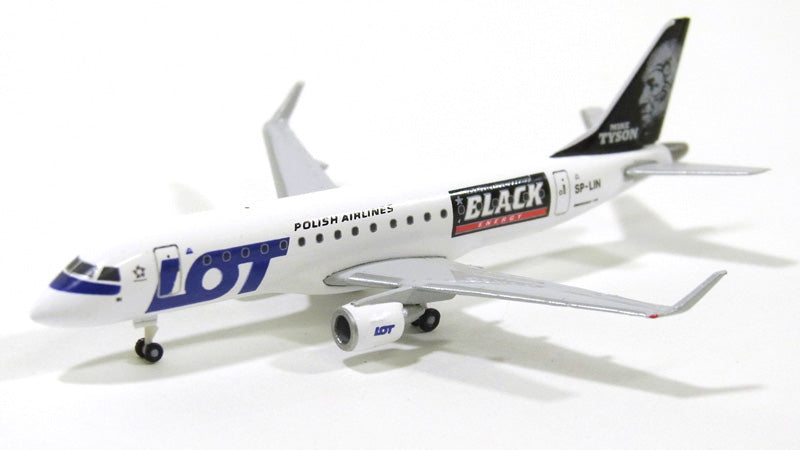 Embraer 175LR LOT Polish Airlines special paint "Black Energy/Mike Tyson" 2013 SP-LIN 1/500 [526319]