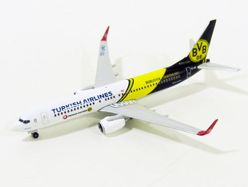 737-800w Turkish Airlines special livery "BVB 09 Borussia Dortmund" TC-JHU 1/500 [526357]