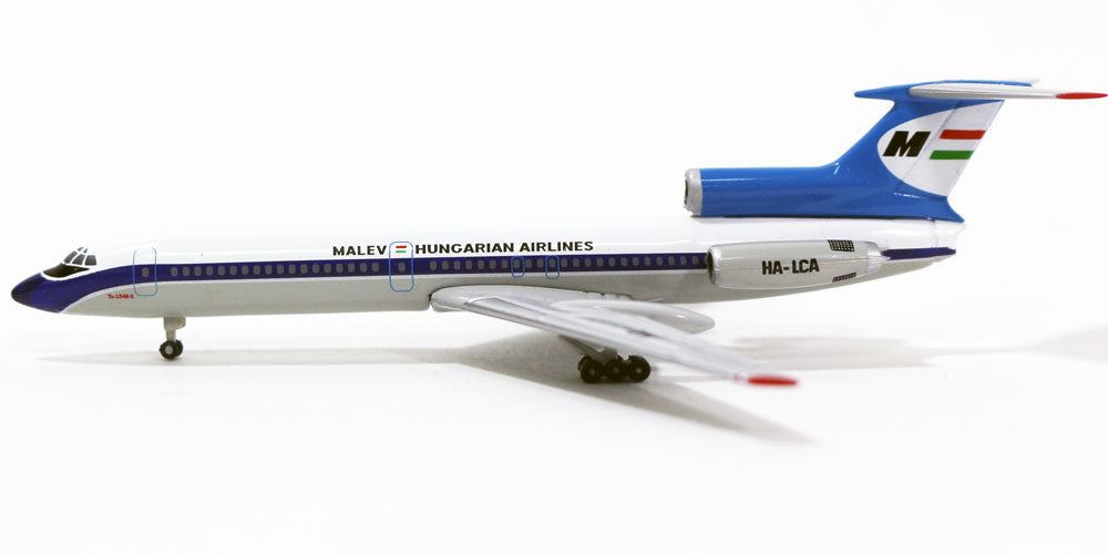 Herpa Wings Tu-154B-2 マレブ・ハンガリー航空 7-80年代 HA-LCA 1/500