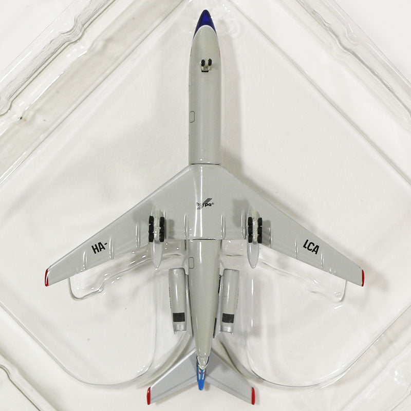 ハンガリーエアラインMALEV航空バッグ Herpa Wings Tu-154B-2 マレブ・ハンガリー航空 7-80年代 HA-LCA 1/500