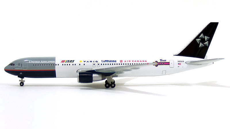 767-300ER ユナイテッド航空 特別塗装 「スターアライアンス」 90年代 N653UA 1/500 ※クラブモデル [526722]
