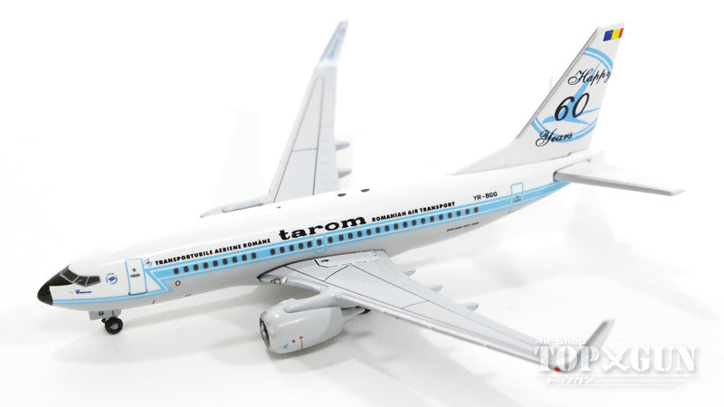 737-700w TAROM Romanian Airlines special livery "60th Anniversary Retro" 2014 YR-BGG 1/500 *Club Model [526944]