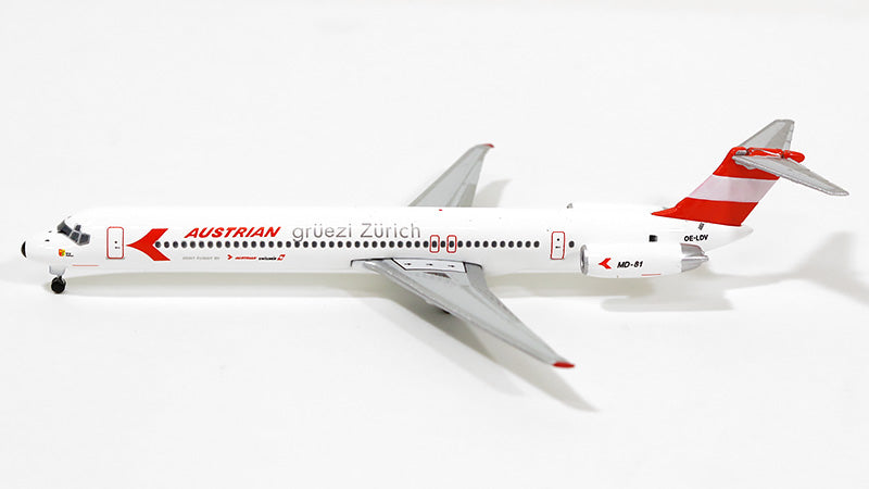 MD-81 Austrian Airlines special livery "Grützi Zurich" 1995-6 OE-LDV 1/500 [526951]