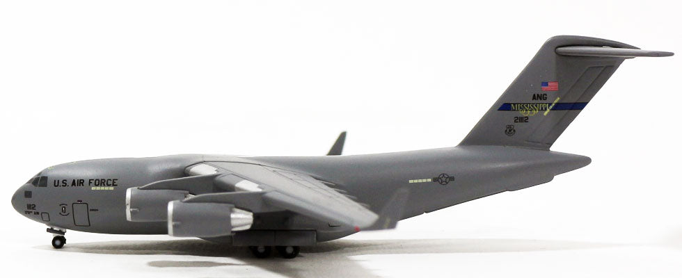 C-17A Globemaster III, US Air Force, Mississippi Air National Guard, 183rd Airlift Wing #02-1112 "Spirit of the Mississippi Minuteman" 1/500 [527835]