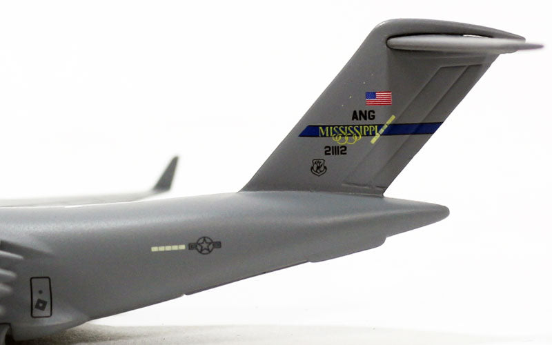 C-17A Globemaster III, US Air Force, Mississippi Air National Guard, 183rd Airlift Wing #02-1112 "Spirit of the Mississippi Minuteman" 1/500 [527835]