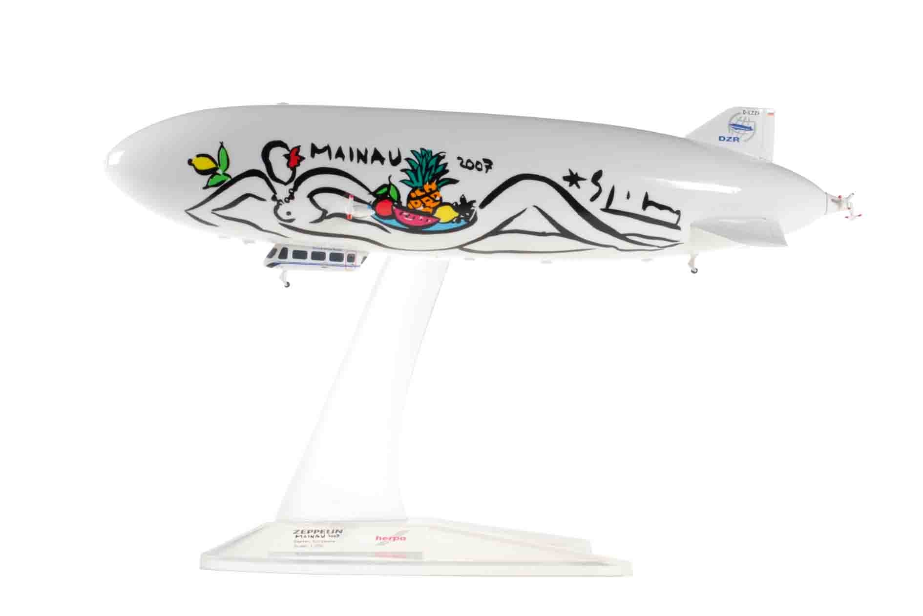 [Pre-order item] Zeppelin NT airship designed by Stefan Szczęsny "Mainau 2007" Mainau Island, Lake Constance D-LZZF 1/500 *Plastic [528252]