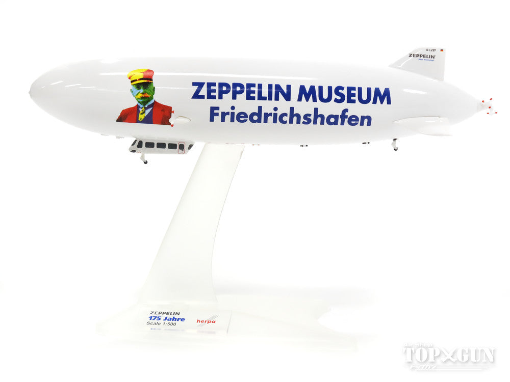 Zeppelin NT Airship Deutsche Zeppelin Transport Company (DZR) "175th Anniversary of the Birth of Count Zeppelin" 2013 D-LZZF 1/500 *Plastic [528849]