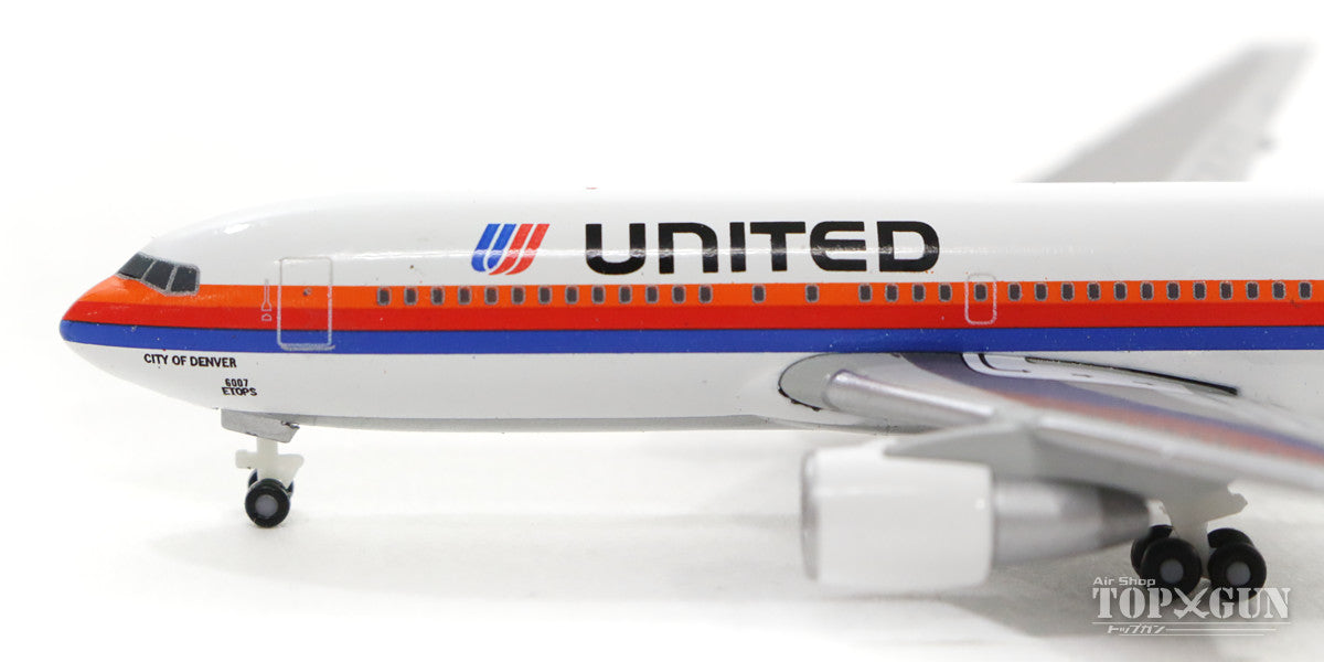 767-200 United Airlines 1990s "Seoul Bus" livery, large logo N607UA 1/500 [530187]