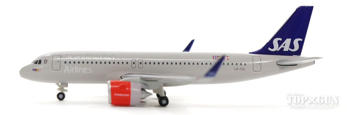 スカンジナビア航空【SAS】模型 Herpa Wings A320neo SASスカンジナビア航空 LN-RGL 「Sol Viking」 1