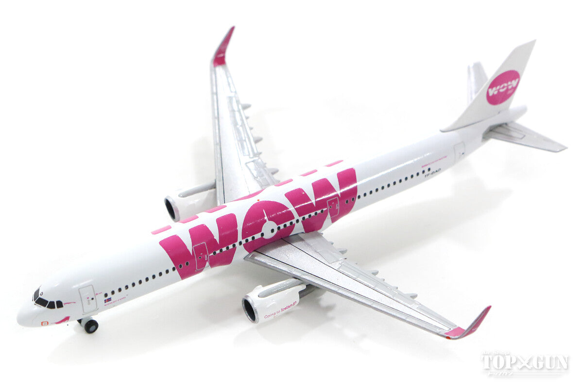 Airbus A321SL WOW Air TF-DAD 1/500 *Club Model [531870]