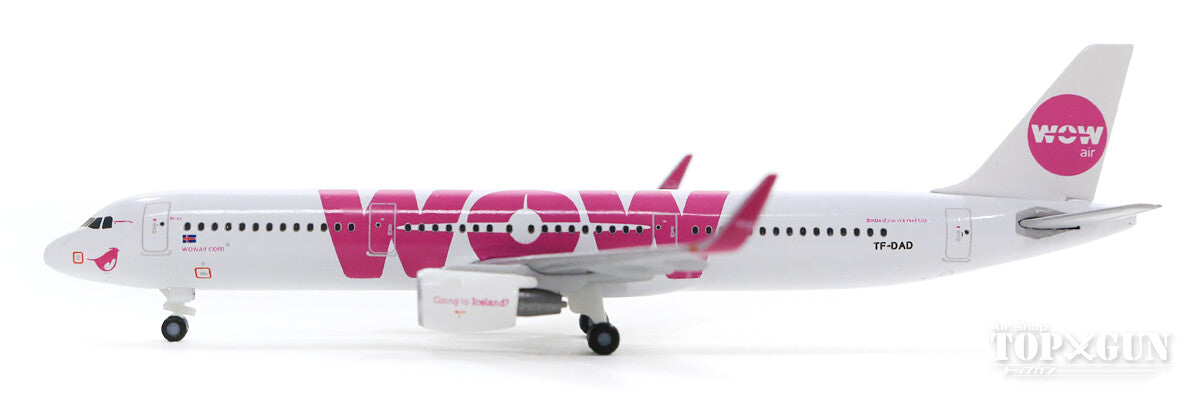 Airbus A321SL WOW Air TF-DAD 1/500 *Club Model [531870]