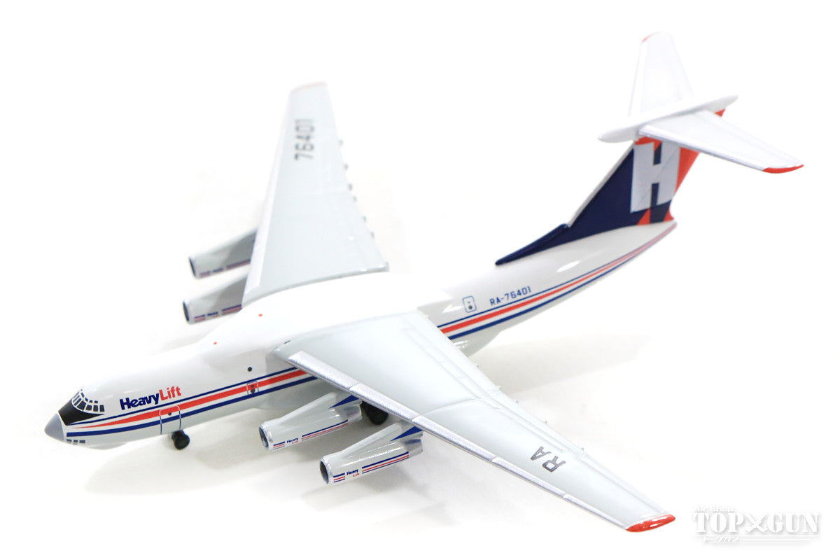 Herpa Wings IL-76 Heavylift Cargo Airlines (UK) 1990s RA-76401 1