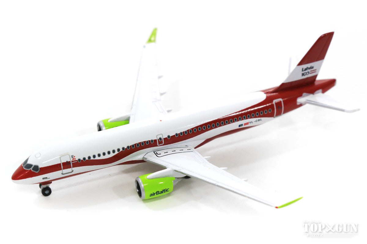 A220-300 AirBaltic YL-CSL Latvian 100th Anniversary Painted 1/500 [533171]