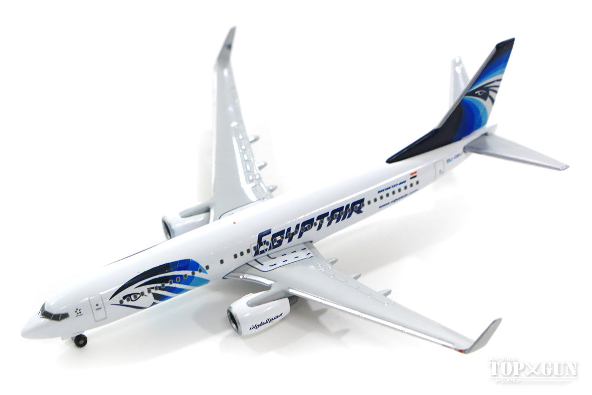 【中古】herpa Boeing 6個 Herpa Wings 737-800 EgyptAir SU-GEJ 1/500 [533546]