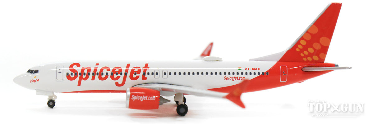 【WEB限定特価】737 Max 8 スパイスジェット 「King Chilli」 VT-MAX 1/500 [533638]