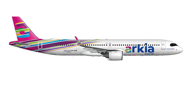 A321neo アルキア イスラエル航空 Fuchsia variant 4X-AGH 1/500 [533928]