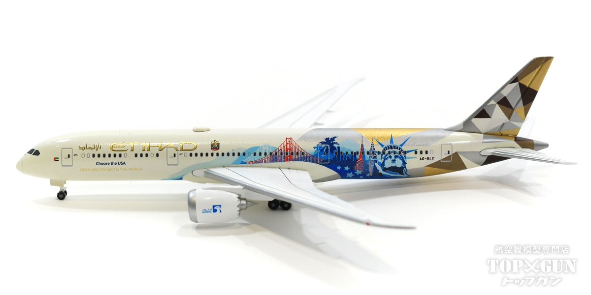 787-9 Etihad Airways Special Paint "Choose the USA" A6-BLE 1/500 [534543]