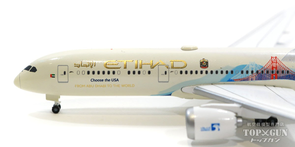 787-9 Etihad Airways Special Paint "Choose the USA" A6-BLE 1/500 [534543]