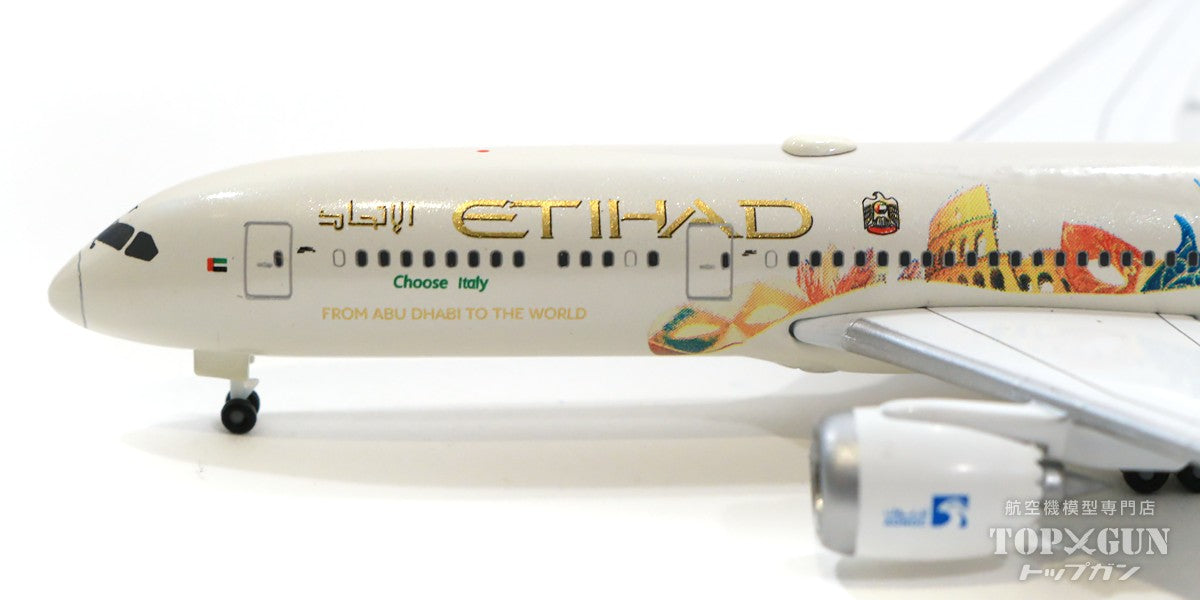 787-9 Etihad Airways "Choose Italy" A6-BLT (stand included) 1/500 *Club Model [534765]