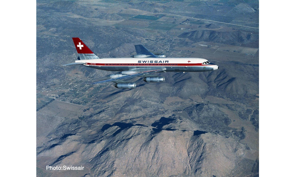 Convair CV-990 Swissair "Coronado" St. Gallen HB-ICC 1/500 [535168]