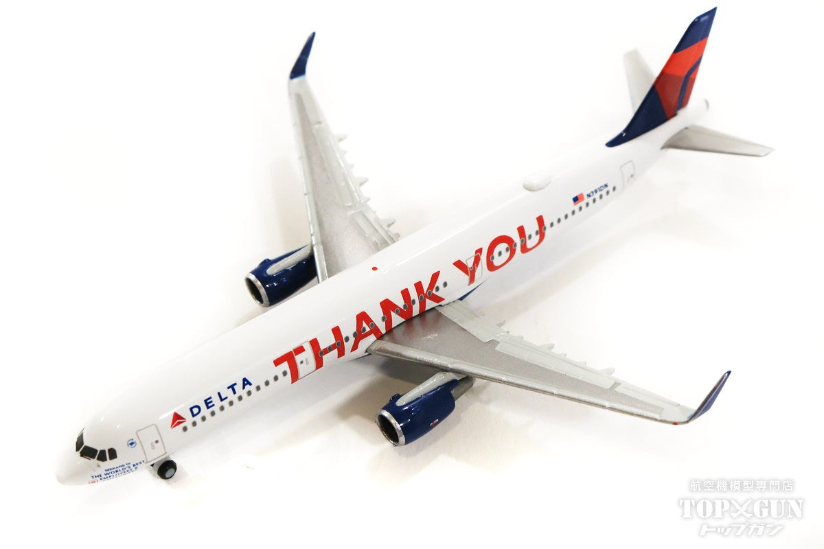 Herpa Wings A321 デルタ航空 N391DN 「Thank you」 1/500